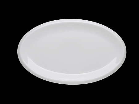 Блюдо овальное с бортом 250 мм Royal White /6/36/