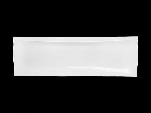 Блюдо прямоугольное узкое 470х160 мм Royal White /3/12/
