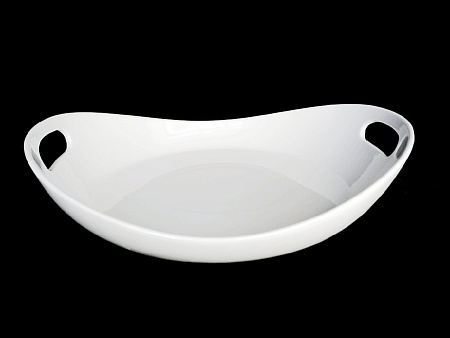 Блюдо глубокое с ручками 260 мм Royal White /4/16/